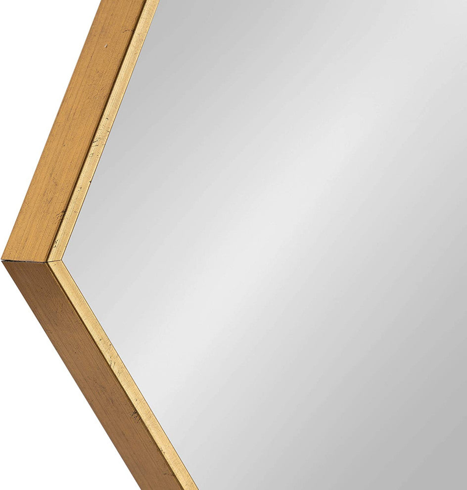 6-Sided Hexagon Wall Mirror