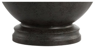 Sophie Resin LED Table Lamp, Dark Gray, 26"