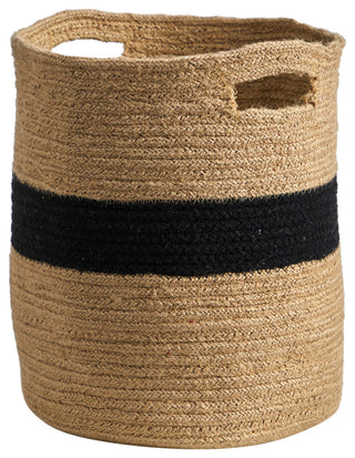 13.5" Handmade Natural Cotton Basket Planter