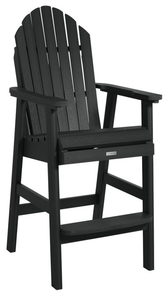 Hamilton Deck Chair-Bar Height, Black