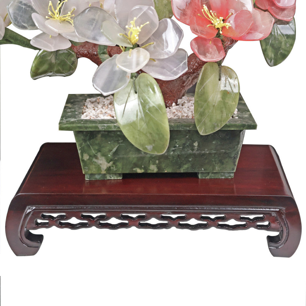 Rectangular Oriental Stand for Porcelains (12" L x 6" W x 2.5" H)