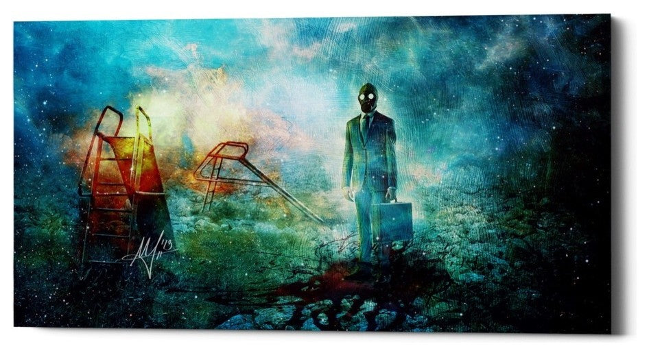Cortesi Home "Grief" by Mario Sanchez Nevado, Giclee Canvas Wall Art, 20"x40"