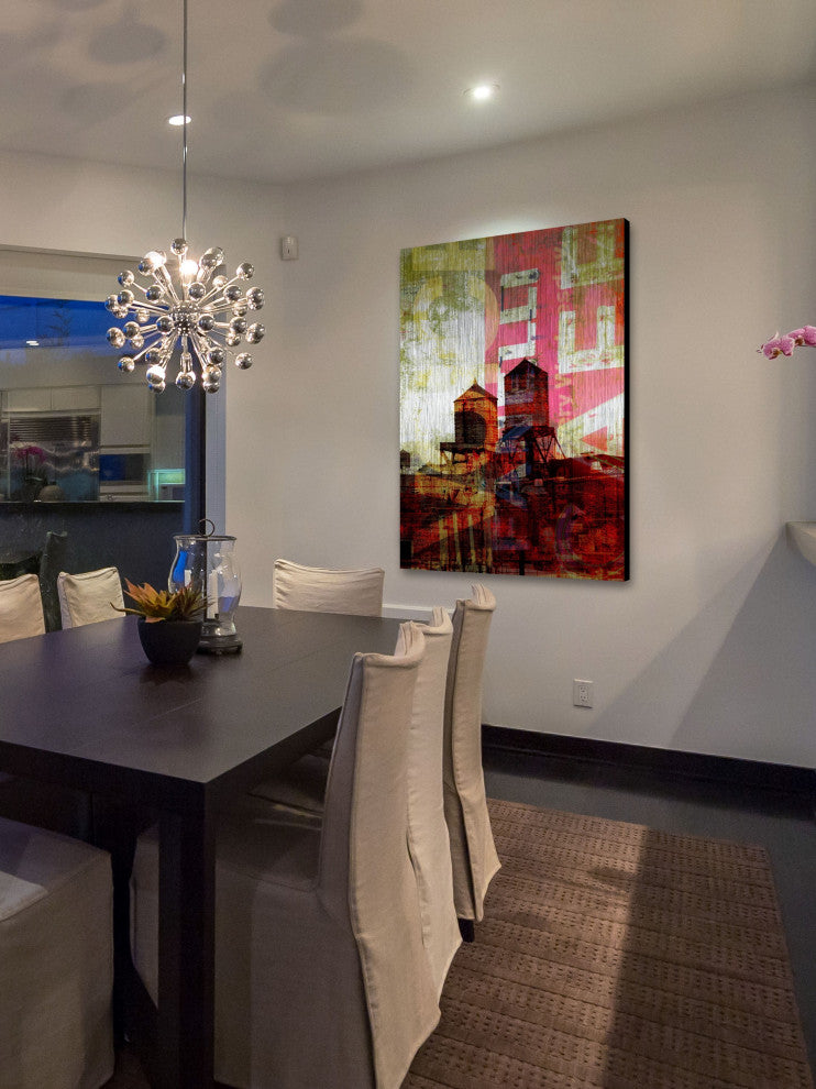 "Voice" Print on Brushed Aluminum, 40"x60"