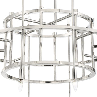 Aries 20 Light Polished Nickel Chandelier