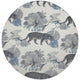 Leopard Walk Powder 16" Round Pebble Placemats, Set of 4