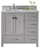 Caroline Avenue 36" Single Bathroom Vanity Set, Cashmere Gray