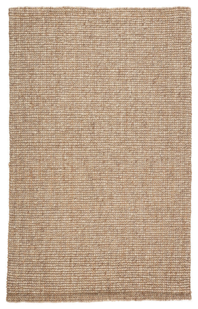 Jaipur Living Oceana Natural Solid Light Gray/Tan Area Rug (2'X3')