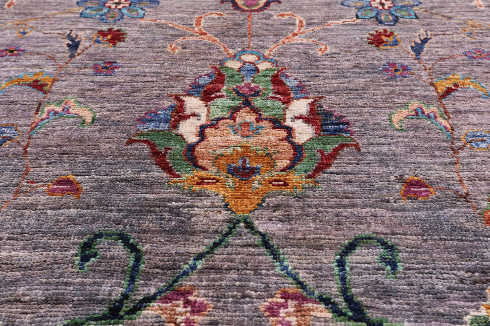 8' 10" X 11' 8" Persian Tabriz Hand Knotted Wool Rug Q8328