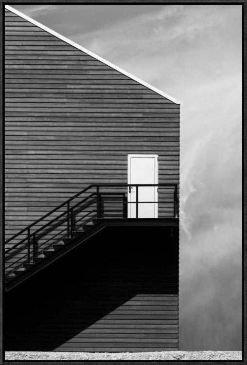 "Door To Nowhere" Framed Canvas Giclee by Joao Castro, 21x31"