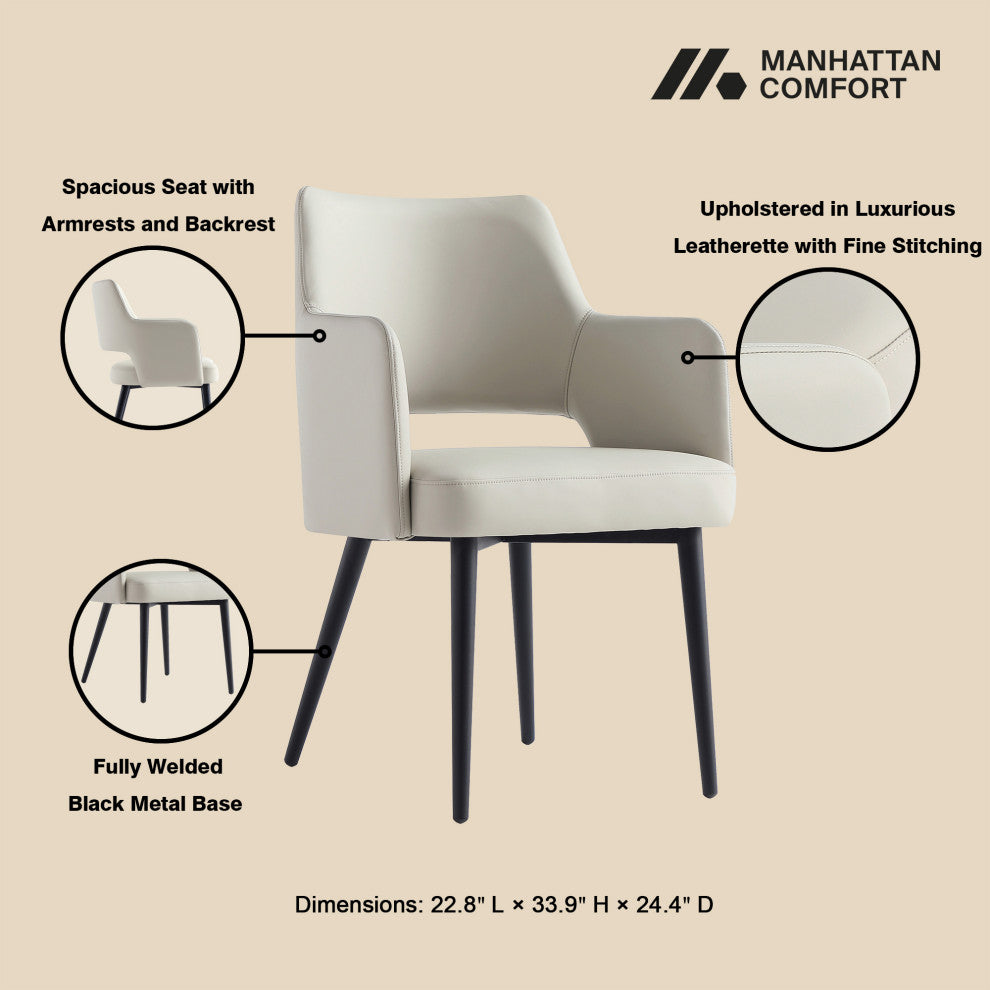 Manhattan Comfort Tremont Dining Chairs, Set of 8