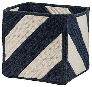 Colonial Mills Basket Geo-Band Basket Navy Square