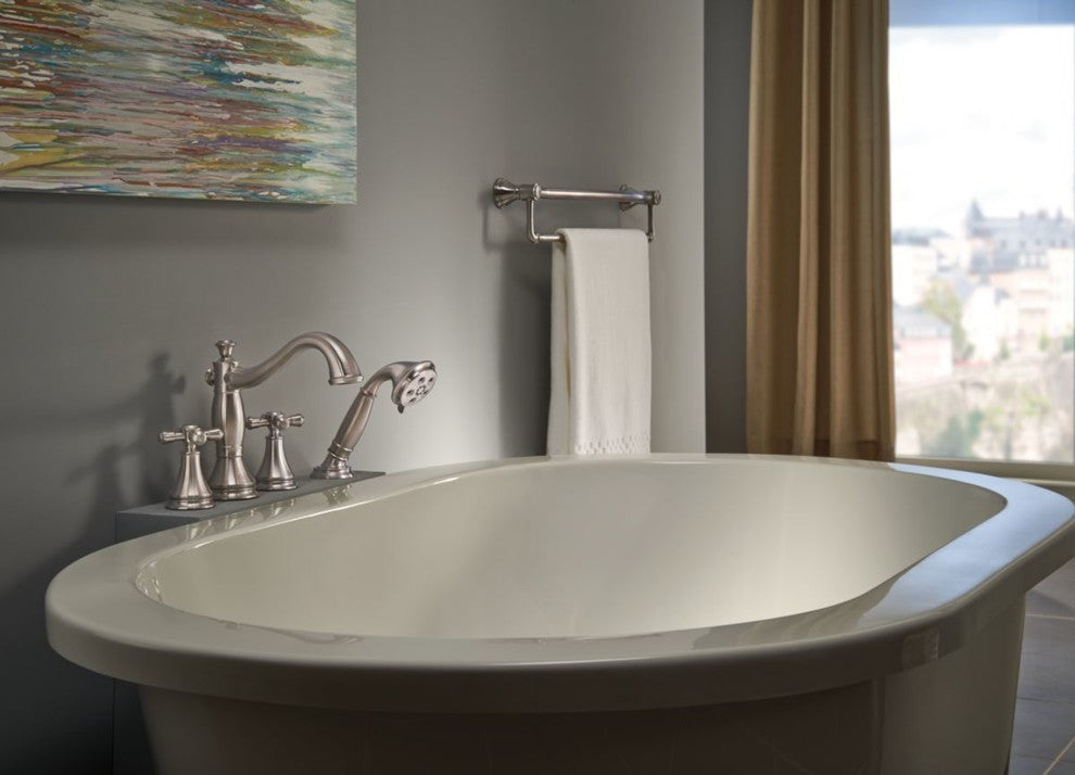 Delta Cassidy Roman Tub, Hand Shower Trim, Less Handles, Stainless, T4797-SSLHP