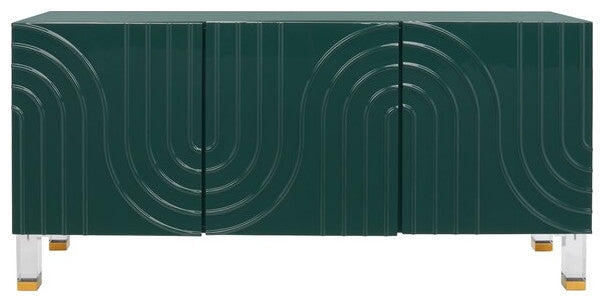 Safavieh Couture Saturn Wave Acrylic Sideboard Moss