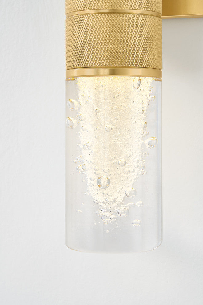 Hudson Valley Lighting Glen Cove Wall Sconce, Aged Brass