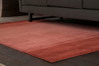 Metro Contemporary Area Rug, Red, 7'9"x10'6" Rectangle