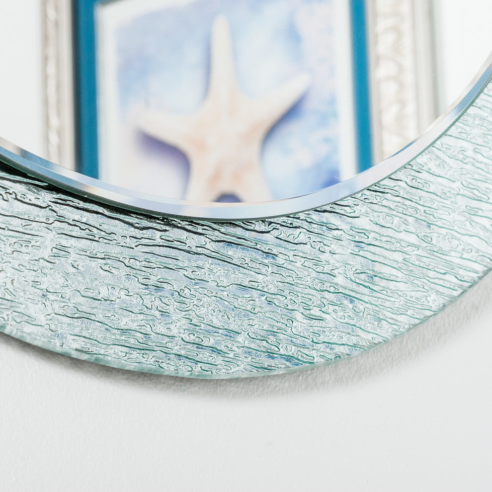 Molten Bathroom Mirror, Round