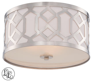 Crystorama Lighting Group 2263 Jennings 3 Light 16"W Flush Mount - Polished