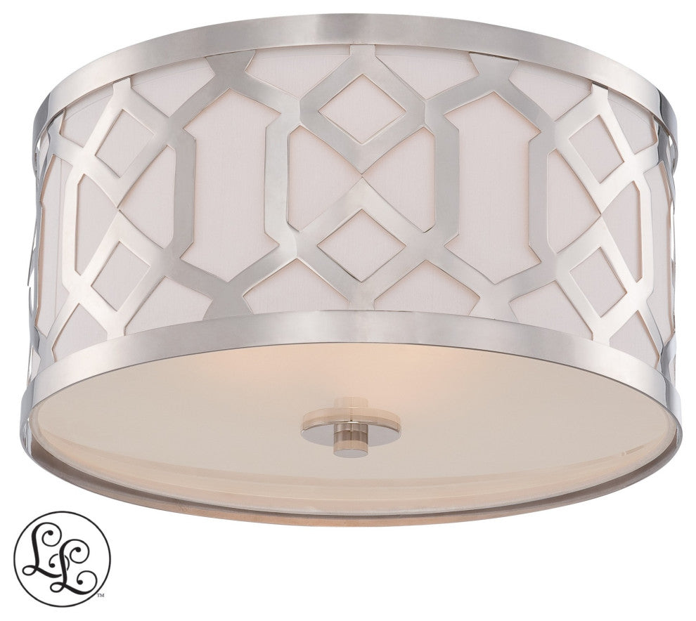 Crystorama Lighting Group 2263 Jennings 3 Light 16"W Flush Mount - Polished