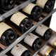 ZLINE 24, Wine Cooler, Stainless Steel With Champagne Bronze, RWVZ-UD-24-CB