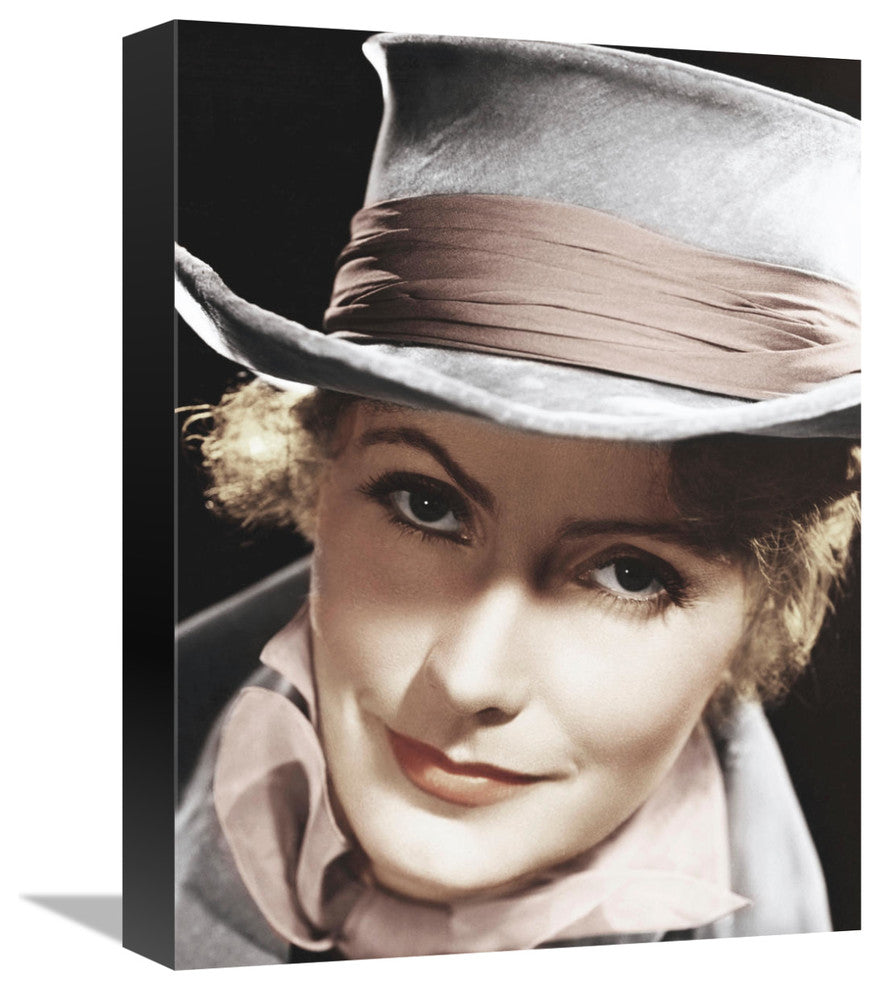 "Greta Garbo" Stretched Canvas Giclee by Hollywood Photo Archive, 12"x16"