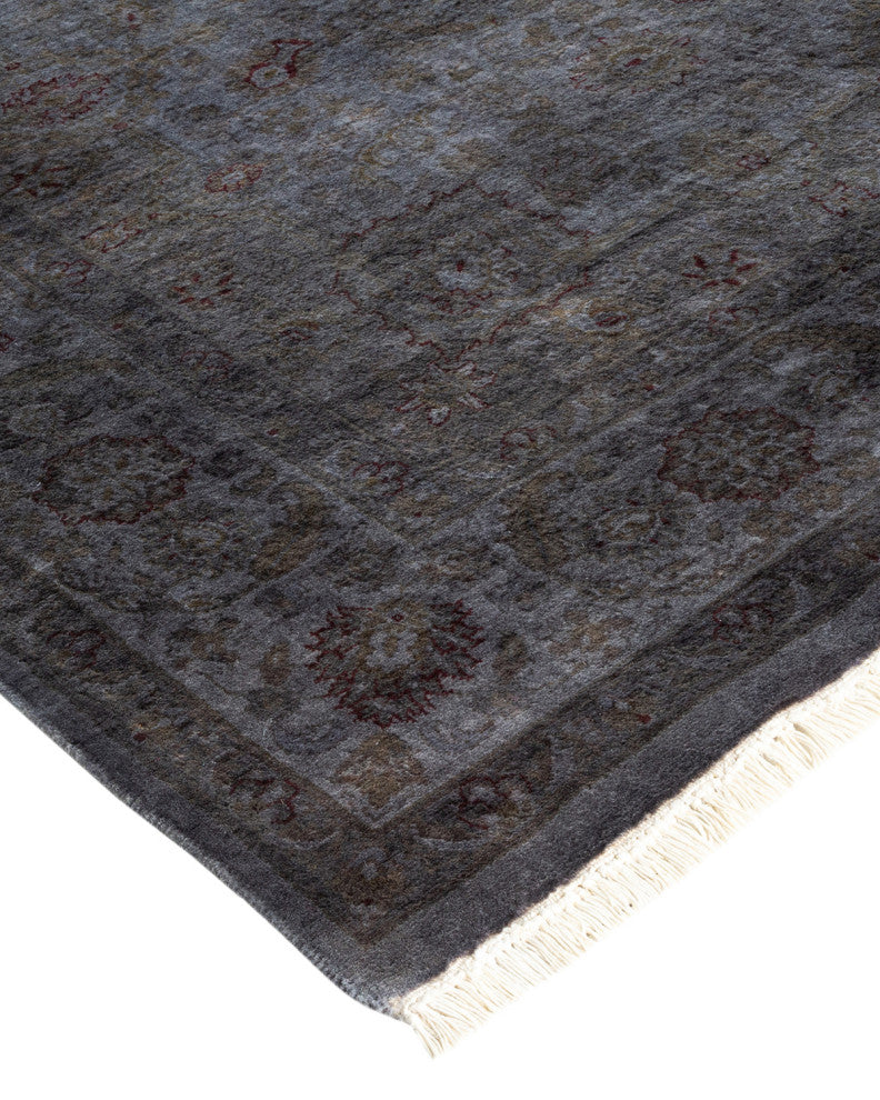 Fine Vibrance, One-of-a-Kind Hand-Knotted Area Rug Gray, 4' 7" x 6' 10"