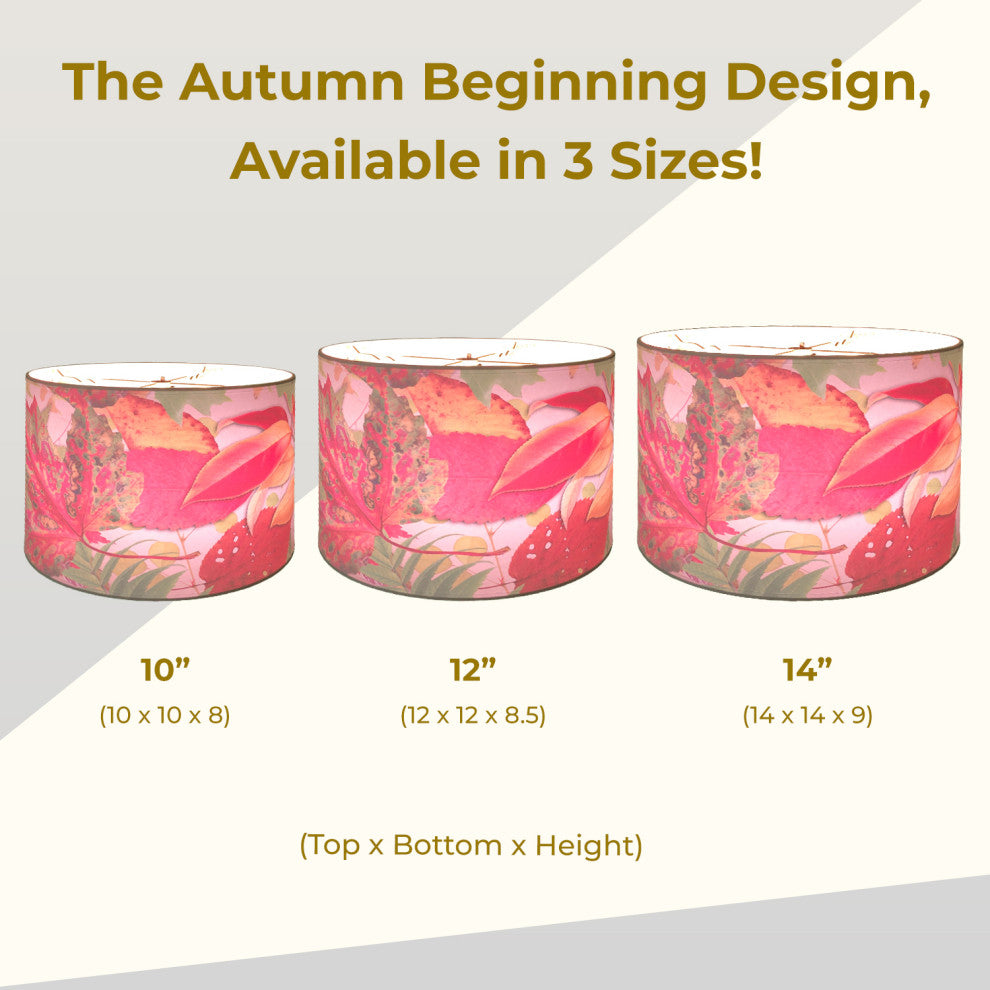 Royal Designs Modern Trendy Decorative 2-Sided Silhouette Hardback Lampshade, Au