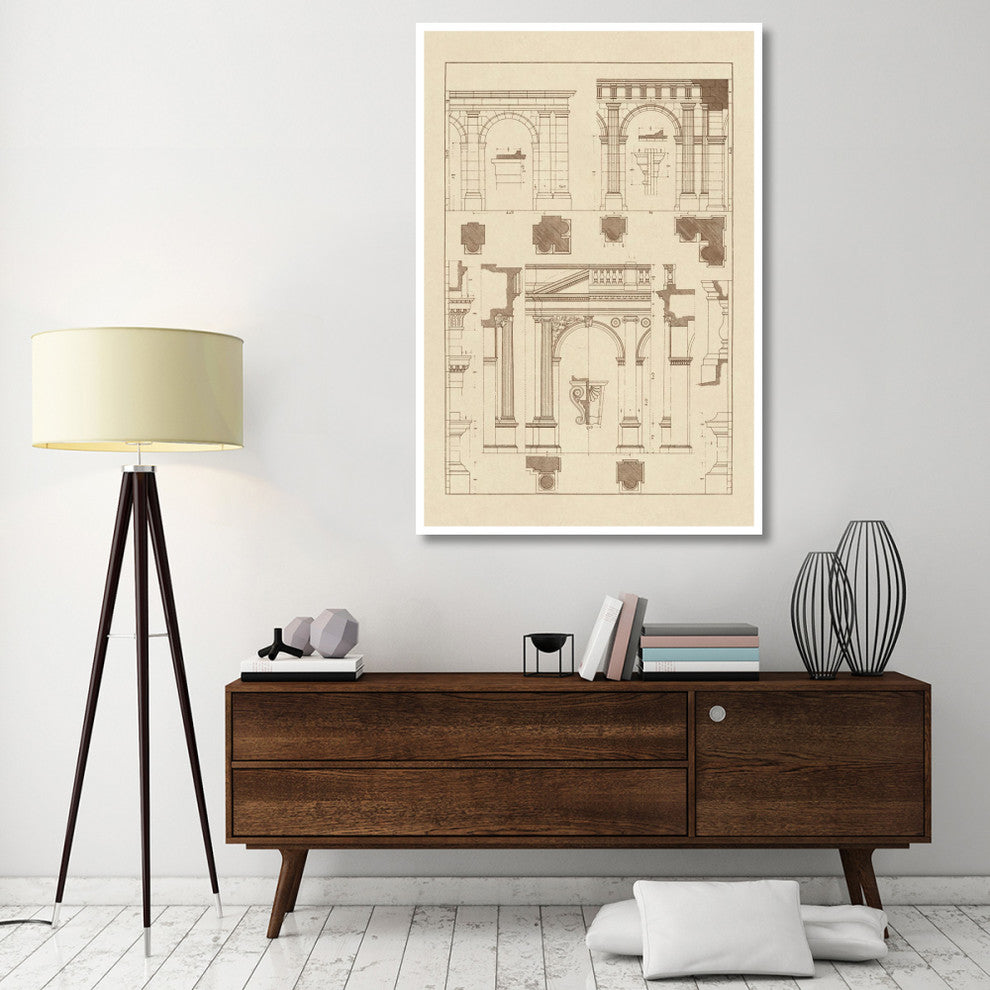 "Arcades" Digital Paper Print by J. Buhlmann, 42"x62"