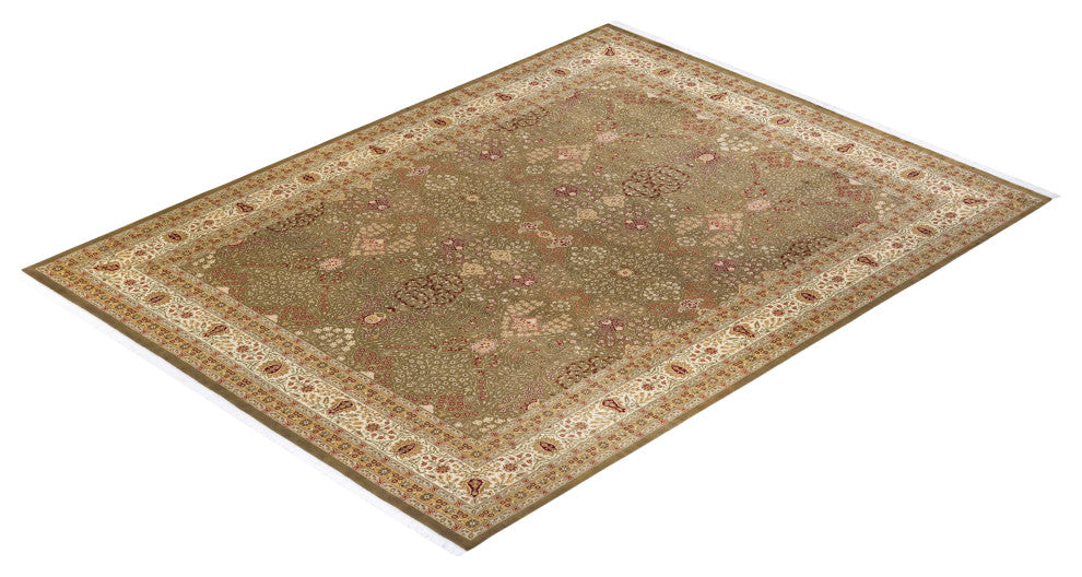 Mogul, One-of-a-Kind Hand-Knotted Area Rug Brown, 9' 1" x 12' 0"