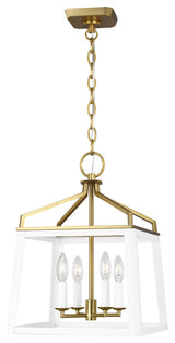 Carlow Medium Lantern, Matte White