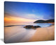 "Beautiful Sunset in Cala Violina Beach" Seashore Wall Art, 20"x12"