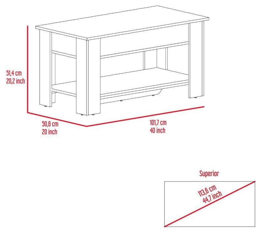 Saturn Storage Table, Dark Brown