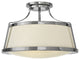 Hinkley Charlotte Large Semi-Flush Mount, Chrome