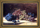 Joseph Decker Grapes Framed Premium Canvas Print, 16"x24"
