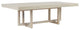 White Wash Trestle Dining Table, 78"