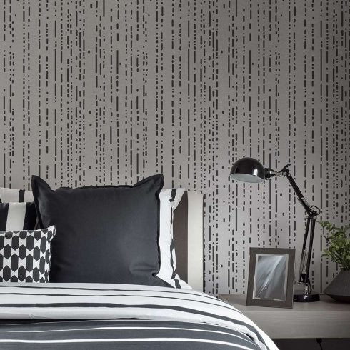 Rain Wall Stencil, Reusable Stencils For DIY Wall Decor