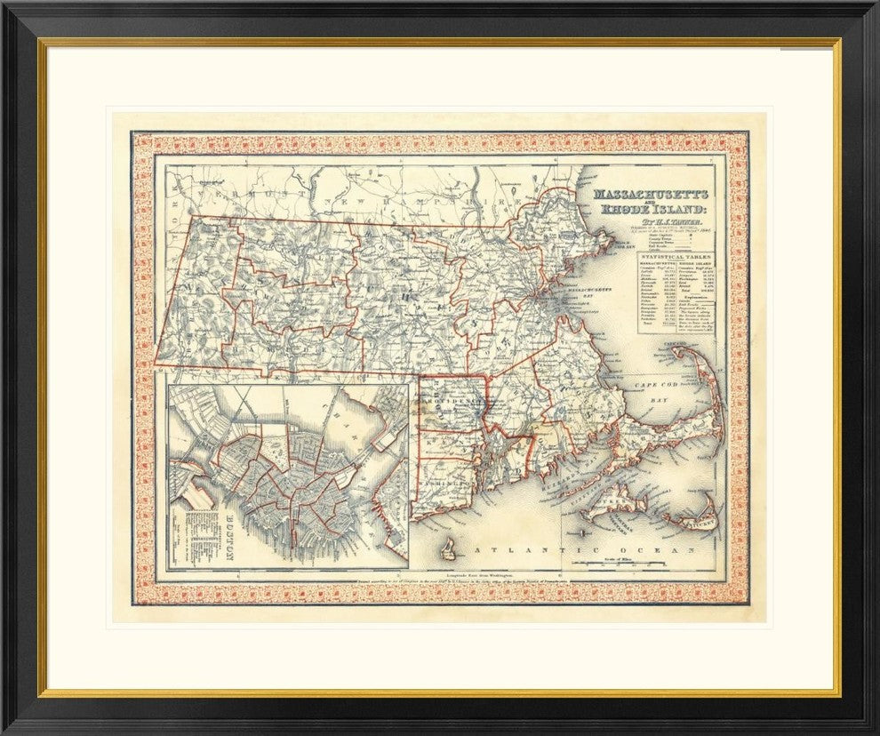 "Massachusetts, Rhode Island, 1846"  by Henry S. Tanner, 40x34"