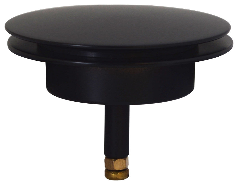 Standard Trim For Cable Drive Bath Waste In Powder Coated Flat Black