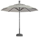 11' Color Sunbrella Octagonal Lighted Market Smart Patio Umbrella