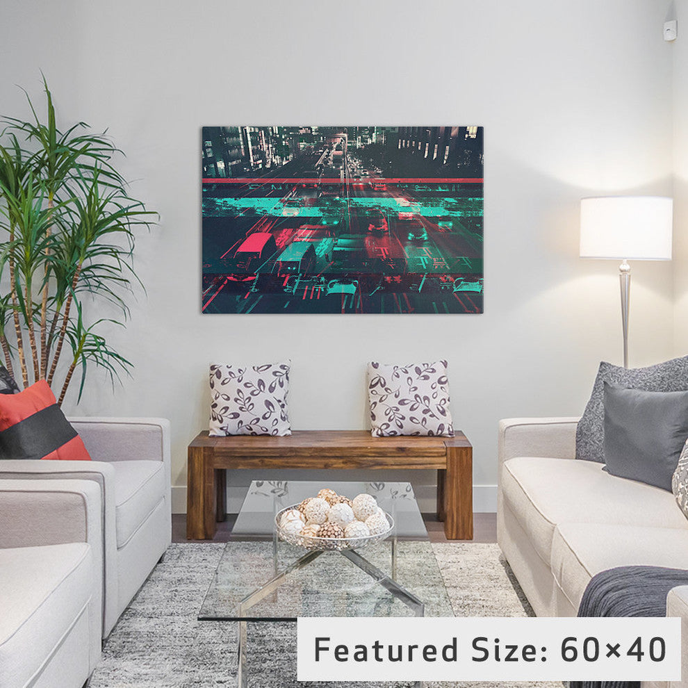 "Traffic" by 5by5collective, 18x12x1.5