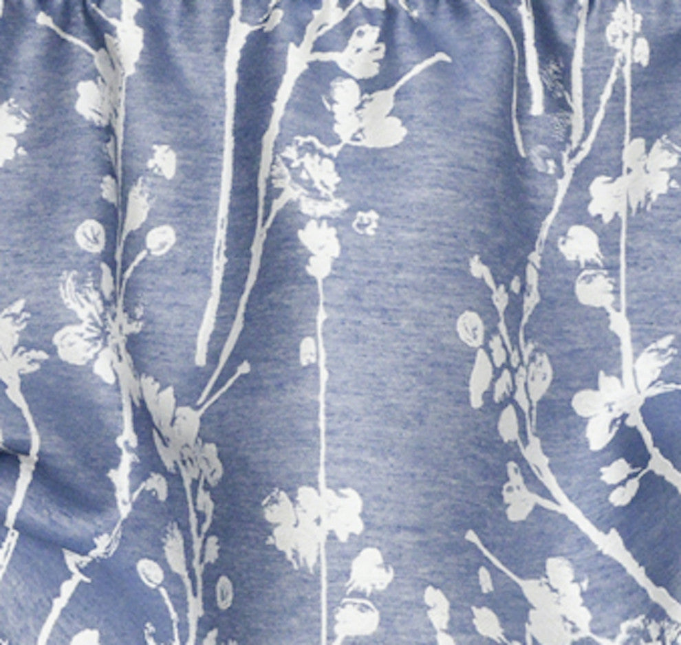 Meadow Lined Grommet Panel, Cobalt, 50"x84"