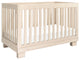 Modo 3-in-1 Convertible Crib With Toddler Bed Conversion Kit, Washed Natural