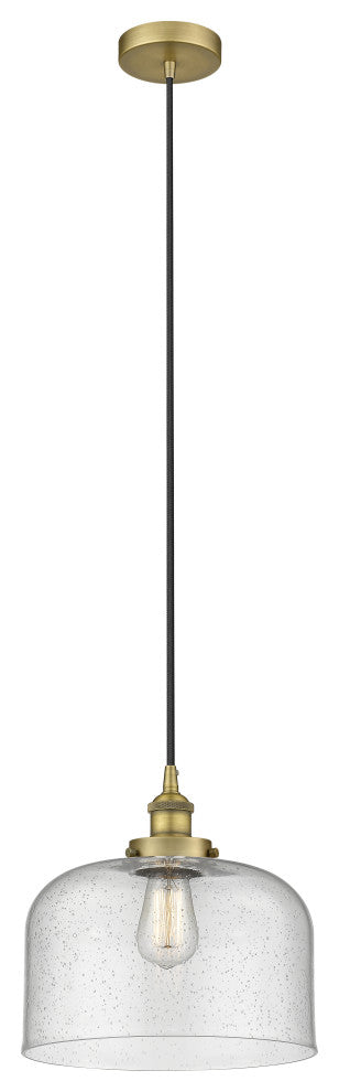 Innovations 616-1PH-BB-G74-L 1-Light Mini Pendant, Brushed Brass