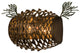 14W Stoneycreek Pinecone Wall Sconce
