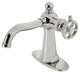 Kingston Brass KSD3546CG Single-Handle Bathroom Faucet, Push Pop-Up