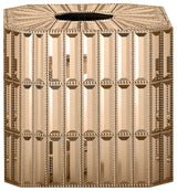 nu steel Glitz Boutique Tissue Holder, Gold