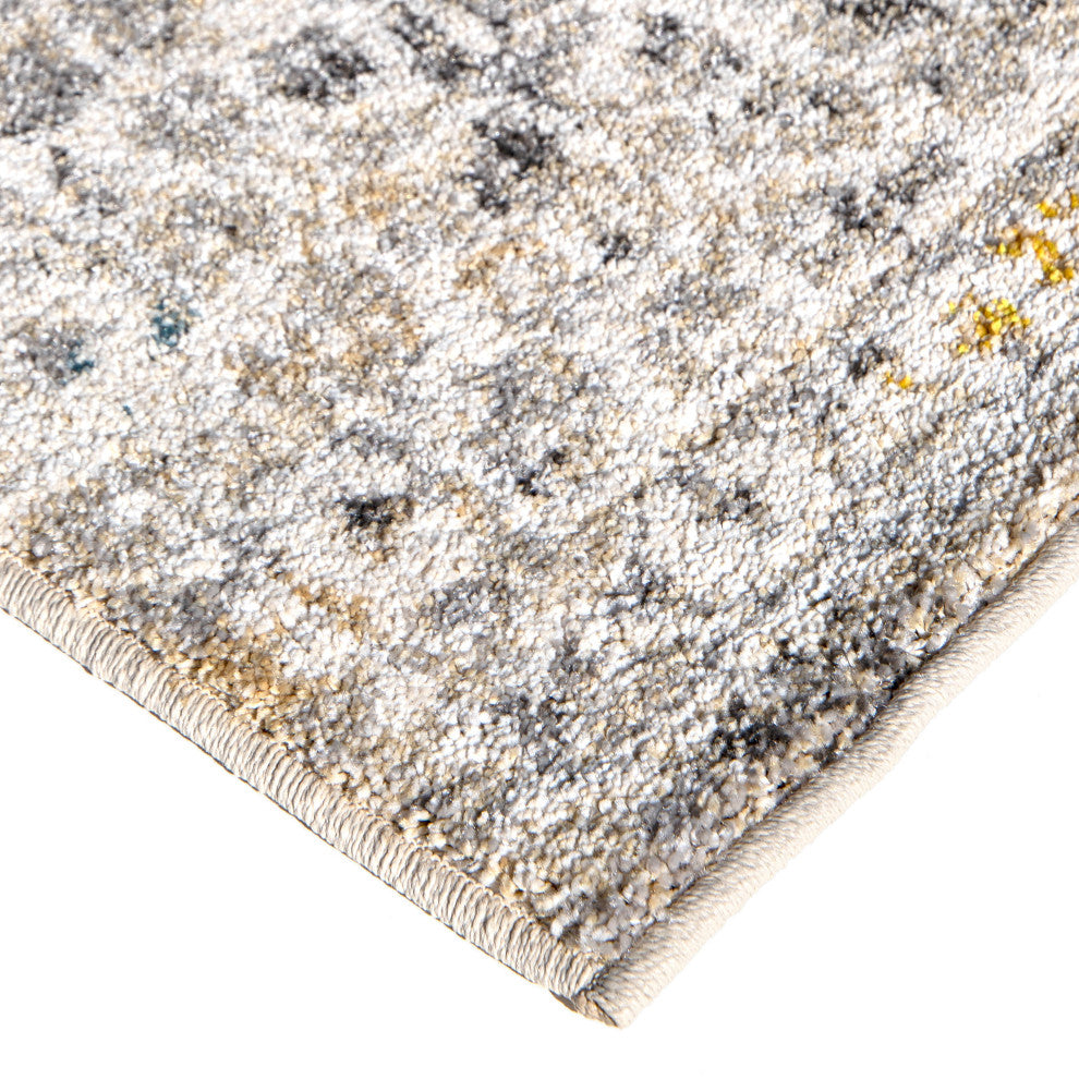 Orian Gemstone Persian Palace Cream Grey Area Rug 7'10" x 10'10"