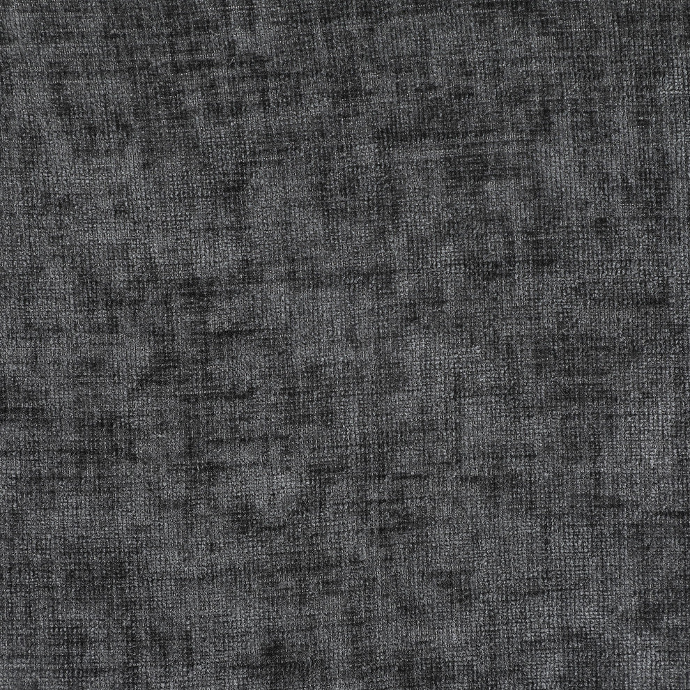 Emmet Boucle Fabric Dining Chair / Accent Chair, Black, Chenille Fabric