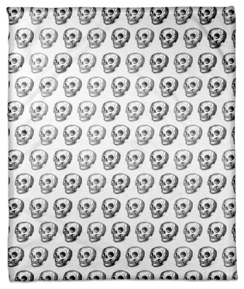 Skull Pattern 60x80 Coral Fleece Blanket