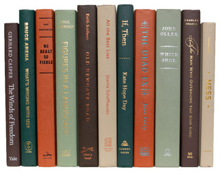 Decorative Books - Cabin Book Bundle - 1 foot of Brown Books