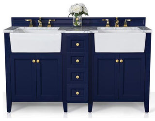 Adeline 60 in. Bath Vanity Set in Heritage Blue